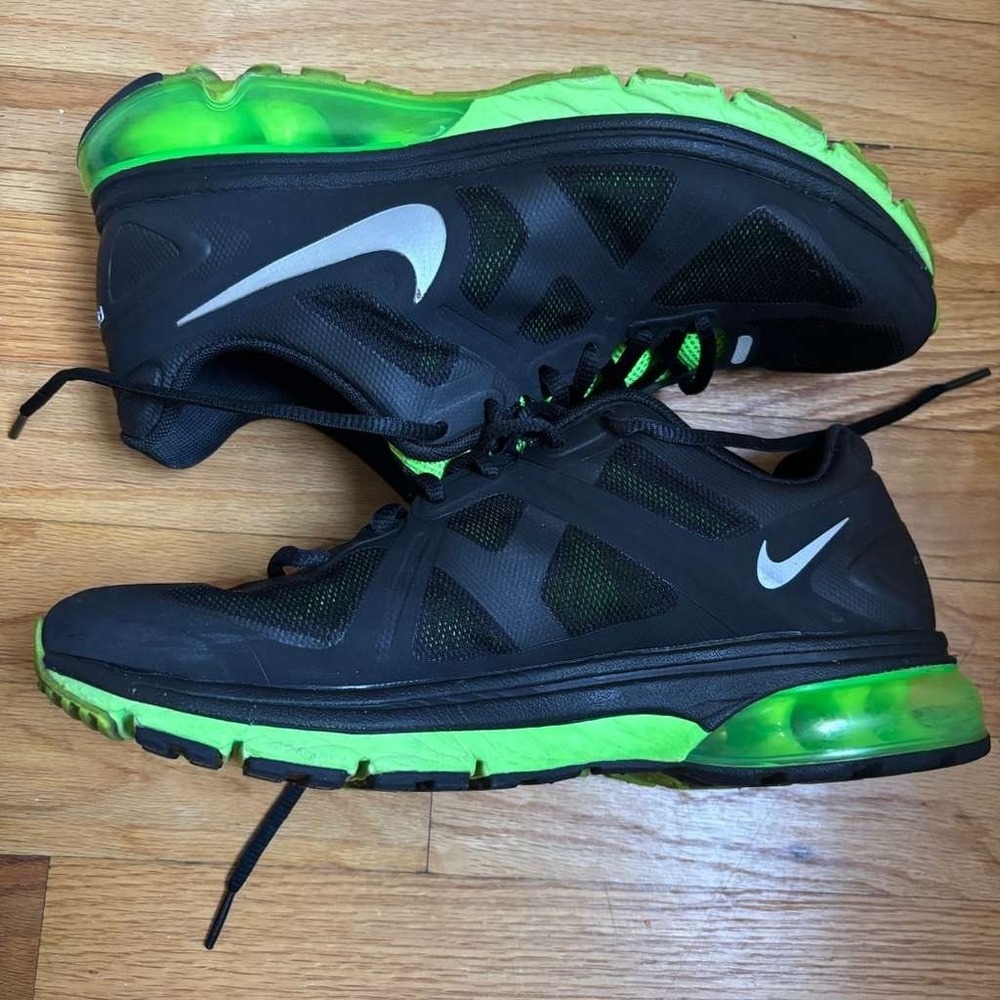 Nike Air Max Dynasty Black Volt Green Running Shoes Men's US 8 EU 41 487975-013